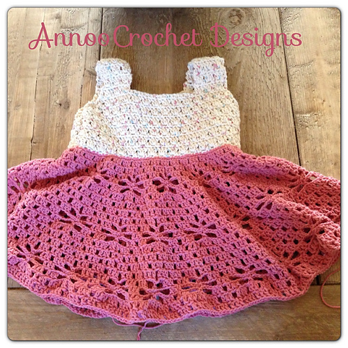 Ravelry Little Girl Vintage Dress pattern by Annoo Crochet