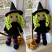 Gina the Witch Doll and Broomstick pattern
