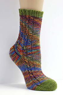 Ravelry: Luck of the Irish Socks pattern by K.M. Bedigan