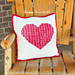 Pitter Patter Pillow pattern 