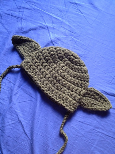 Warm Yoda baby hat photo 5