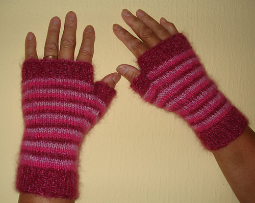 Fingerless Mittens Marina photo 5