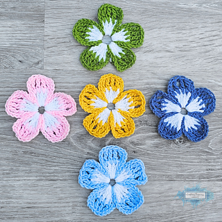Easy Free Crochet Flower Pattern by Crafting Happiness