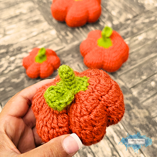 Amigurumi Crochet No Sew Pumpkins by Crafting Happiness