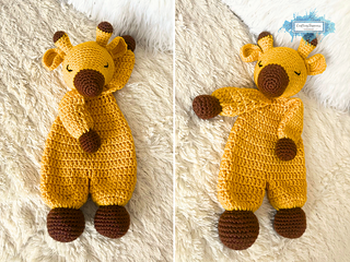 Safari Giraffe Ragdoll Crochet Pattern by Crafting Happiness