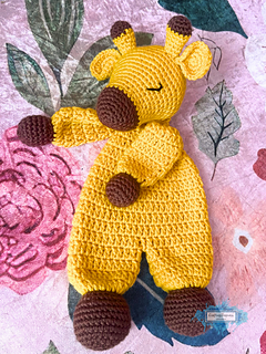 Safari Giraffe Ragdoll Crochet Pattern by Crafting Happiness