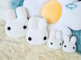 Amigurumi Bunny Head Crochet Pattern By Crafting Happiness