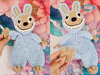 Cute Labubu Rag Doll Crochet Pattern By Crafting Happipness