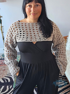 Basic Mesh Shrug Crochet Pattern By Crafting Happiness