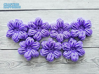 Crochet Puff Flowers Free Tutorial And Pattern By Crafting Happiness