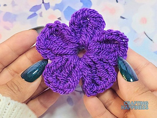 Crochet Flower With No Magic Ring Needed Free Pattern And Tutorial By Crafting Happiness