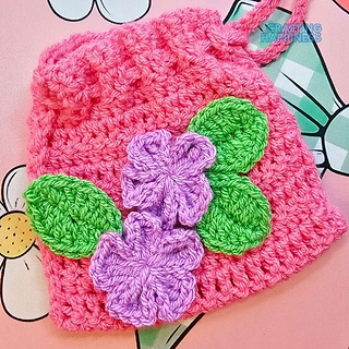 Simple Flower And Leaf Free Crochet Pattern and Tutorial By Crafting Happiness