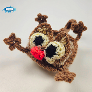 Splattered Cat Coaster Easy Crochet Pattern By Crafting Happiness