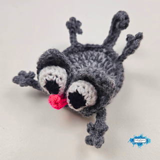 Splattered Cat Coaster Easy Crochet Pattern By Crafting Happiness