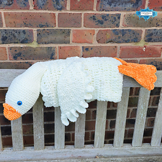 3in1 Farm Goose Baby Blanket Crochet Pattern By Crafting Happiness