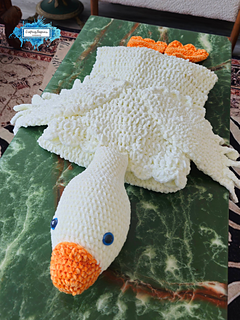 3in1 Farm Goose Baby Blanket Crochet Pattern By Crafting Happiness