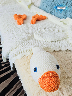 3in1 Farm Goose Baby Blanket Crochet Pattern By Crafting Happiness
