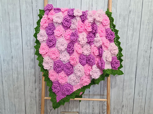 Summer Floral Baby Blanket