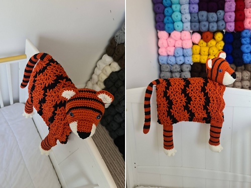 Ravelry: Jungle Tiger Baby Blanket pattern by Crafting Happiness