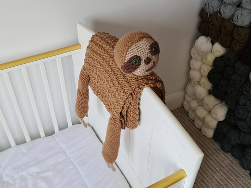Ravelry: 3in1 Jungle Sloth Baby Blanket pattern by Crafting Happiness