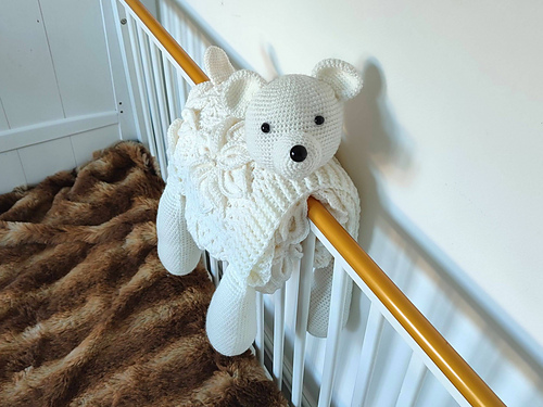 3in1 Polar Bear Baby Blanket