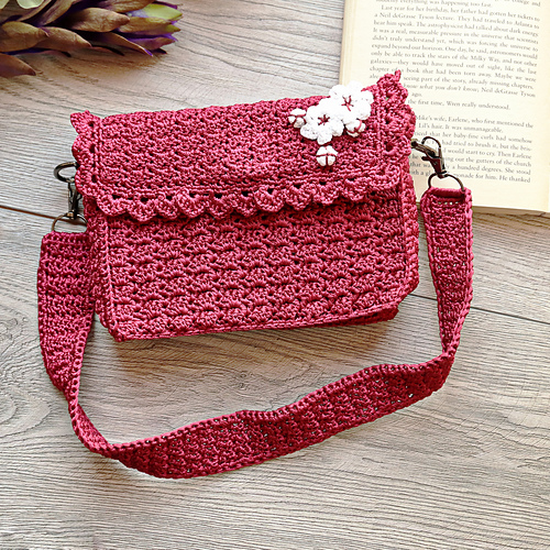 Cherry Blossom Book Clutch