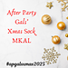 After Party Gals’ Mystery Christmas sock 2025 pattern 