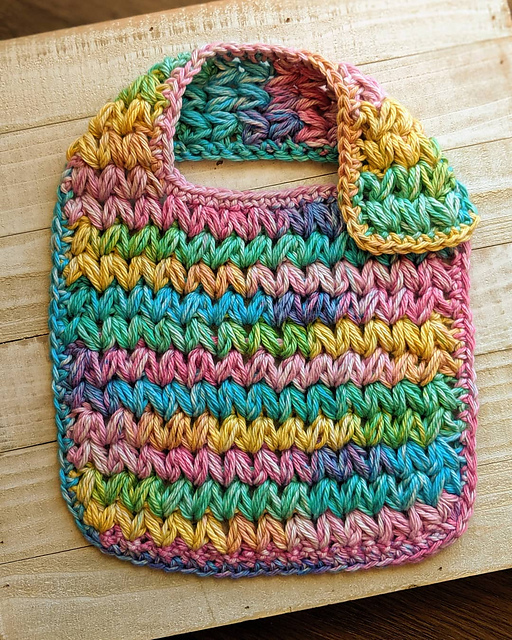crochet bib