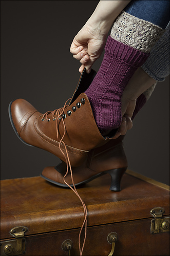 Lille blomsterpotte-sokker - Laine Charlesbourg