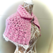 Cotton Candy Capelet pattern