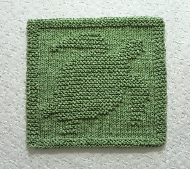 Sea Turtle Knit Dishcloth