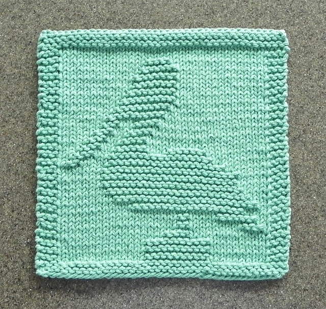 PELICAN Knit Dishcloth