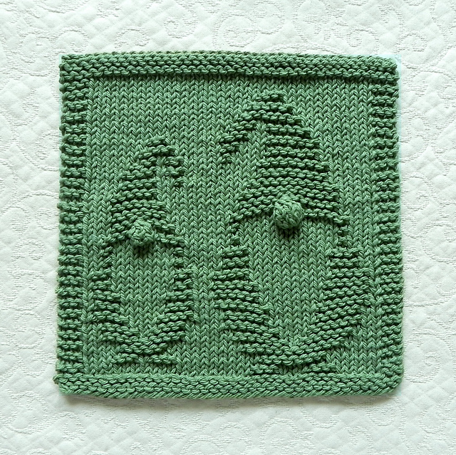 Ravelry GNOMES Dishcloth Square pattern by Aunt Susan