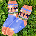 Fanto Miaou Spooky Meow Socks pattern 