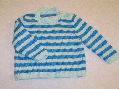 Stripe Jumper with Matching Hat photo 2