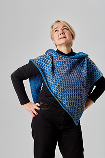 Harvest Fingering Indigo + Uneek Fingering 3027