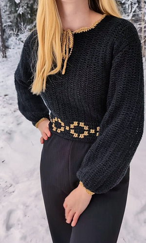 Winter Blossom Blouse