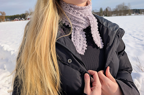 Frost & Fern Mini Scarf