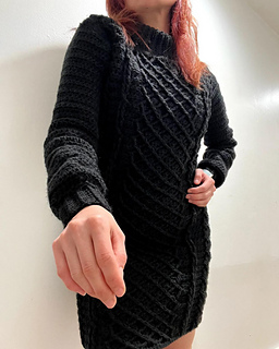 Ravelry: Crystal sweater dress pattern by Ayo.loops