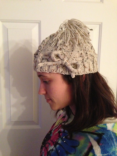 Cabled Hat & Purse photo 2