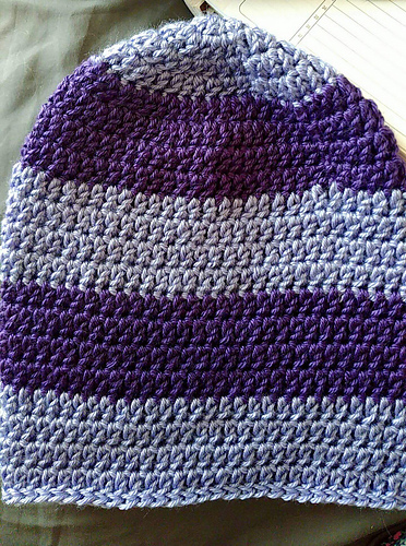 Striped Slouchy & Scarf Set photo 3