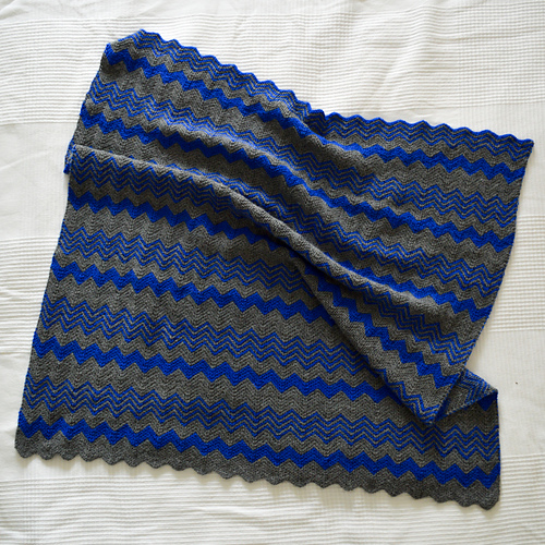 Ravelry Baby Blanket Ziggy pattern by Anastasia Farmanyan