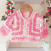 Pebble Dash hexagon Cardigan pattern 