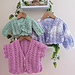 Kids Little Shell Shrug pattern 
