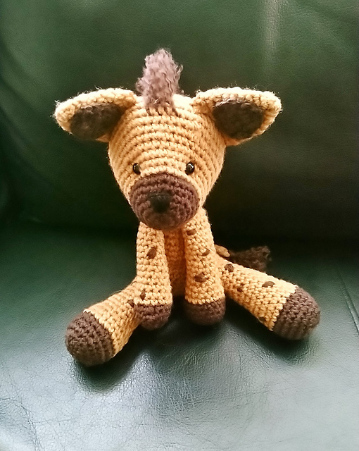 hyena plush pattern