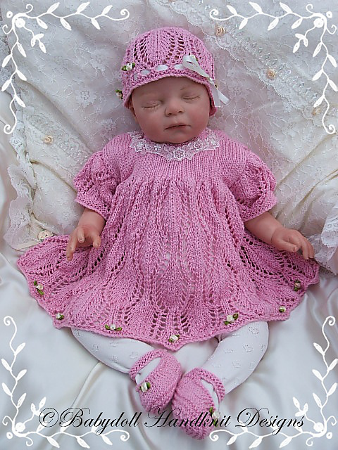 claire's baby doll hand knits