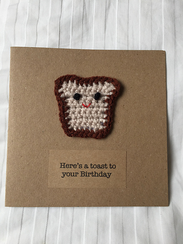 Toasted Bread Slice Applique photo 3