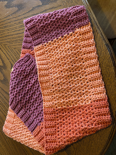 V Stitch Ridge Scarf photo 9