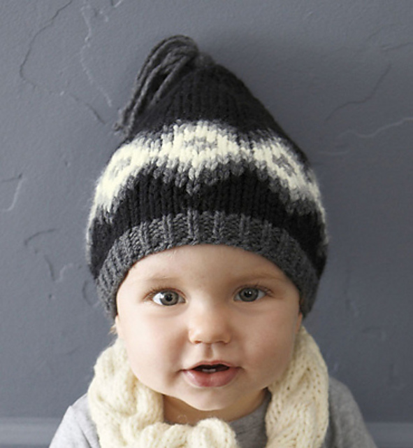 Ravelry 29 (Fair Isle Tasseled Hat) pattern by Phildar Design Team