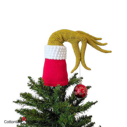 Grinch Christmas Tree Topper - Bea King